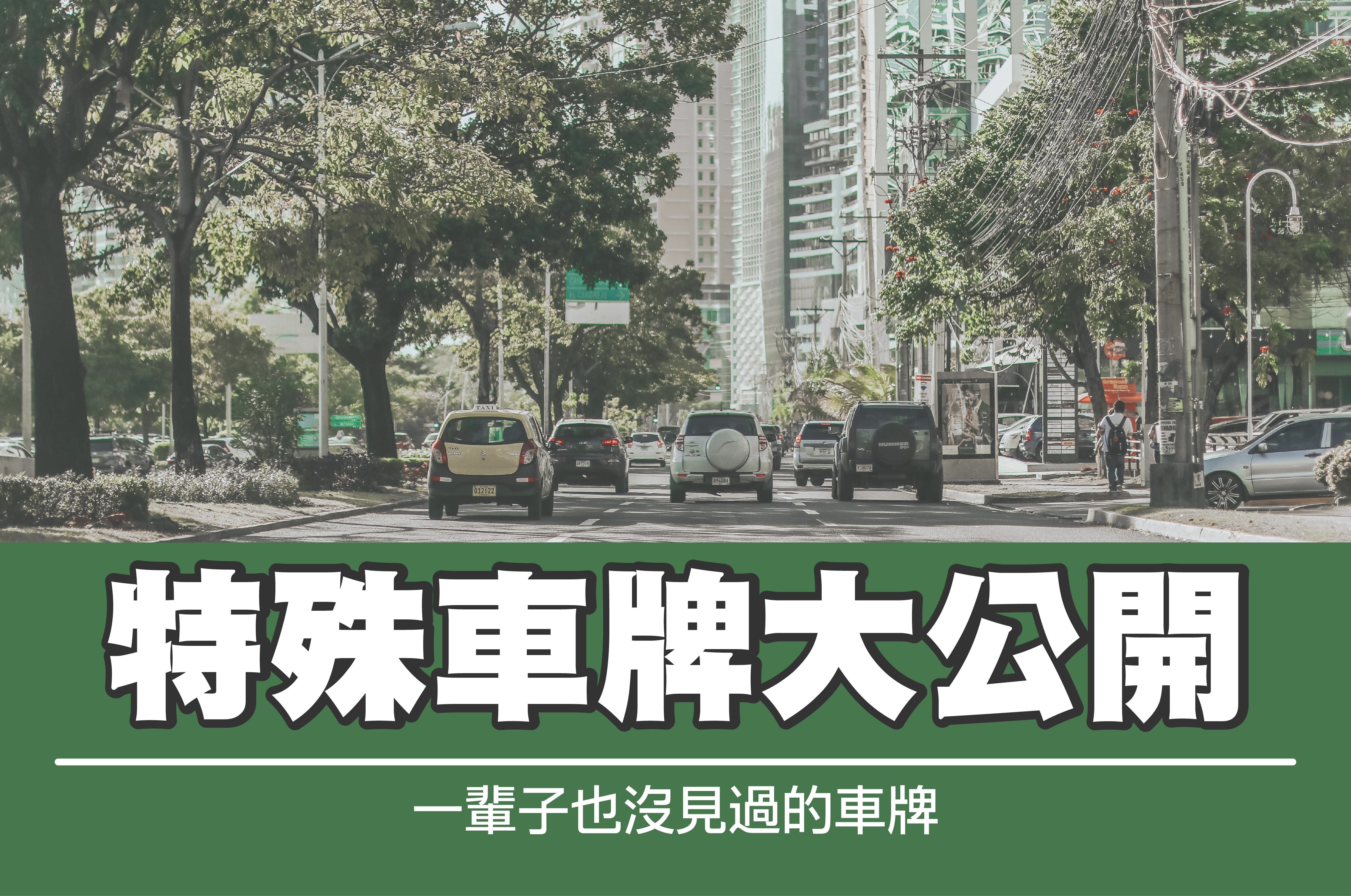 特殊車牌大公開