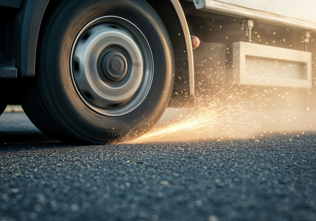 truck tire spinning asphalt with sparks 1 https://gonews.com.tw/wp-content/uploads/2026/04/shachexitongnew-gonews-.jpg